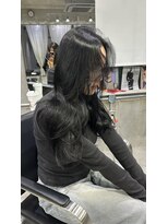 ラック(LUCK)&nbsp;イルミナカラー/髪質改善/船橋/くすみベージュ/細めハイライト