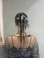 ロンド マーレ 天神大名店(Lond mare)&nbsp;ポニーの編み下ろしアレンジ♪