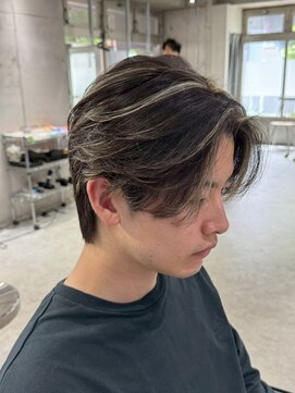 ハイプ(HYPE) フェザーパーマ/センターパート/シャドウパーマ/眉毛