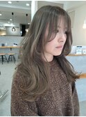 透明感カラー×レイヤーロング