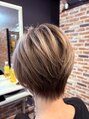 アルカ 蒲田店(Aluca) ショートヘアのブ立体的なブリーチカラーが好き!