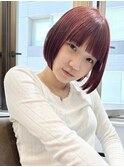 ボブ/ブリーチ/ケアブリーチ/ダブルカラー/ハイトーン//ベージュ