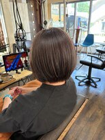 楽流頭 オブヘアー(of hair)&nbsp;白髪老化ケアメテオストレート+白髪ぼかしカラー