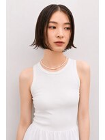 ドロップ(drop) 透明感が映えるナチュラルミニボブ