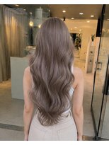 アース 大曽根店(HAIR&MAKE EARTH)&nbsp;ミルクティーベージュ×トレンドハッシュカット