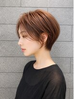 ゴットラトゥール(GOTTO LATOUR)&nbsp;オレンジブラウンの大人ショートスタイル☆
