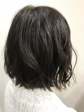 アリウス(ALIUS by posh) 【ALIUS 池袋 小川真一】ビターチョコレートアッシュ ボブ