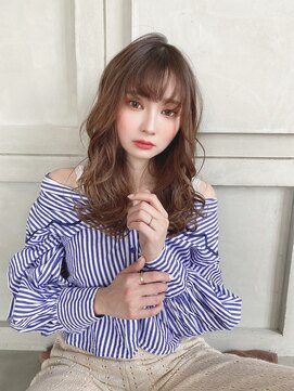 ジーナ 梅田(Zina) 【Zina 梅田】 ゆるふわ透明感ペールグレージュ