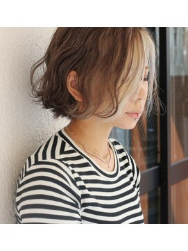 コンパス(COMPASS) 【フェイスフレーミングカラー】グレージュ