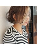 【フェイスフレーミングカラー】グレージュ