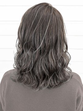 オーブ ヘアー ニコラ 大橋店(AUBE HAIR nicola) 【AUBE HAIR】フォギーベージュ_セミウェットミディ