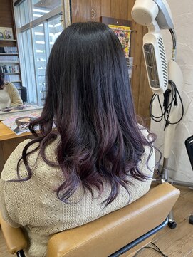 ライフ ヘアーサロン(Life -hair salon-) パープルガーネット