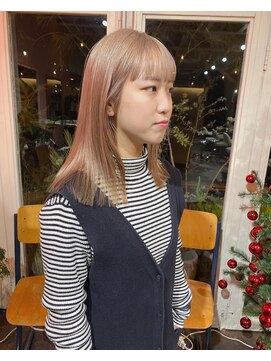 チカシツ(Chikashitsu) clear blonde /momoka