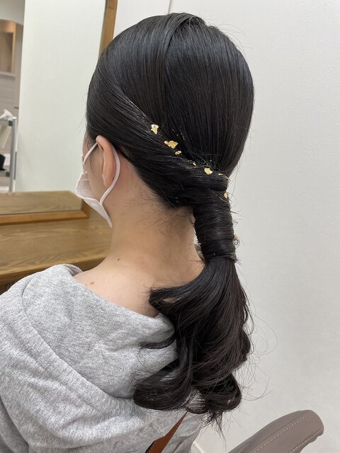 【北見】#ヘアセット#ブライダル#アレンジ