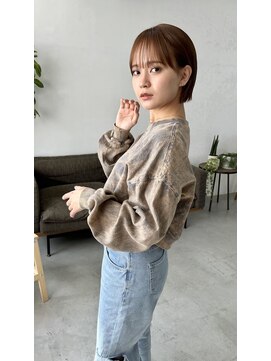 ムード タテマチ(mood tatemachi) 耳掛けショート/サンドベージュ