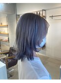 ナチュラルウルフ×2セクションカラー