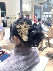 ヘアセット×前撮り×成人式×結婚式×簡単アレンジ×似合わせ