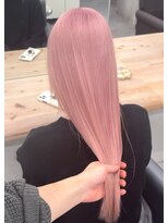 ベレーザ 渋谷(BELEZA)&nbsp;6091ベビーピンク艶髪ハイトーンカラーオンブレホワイトピンク
