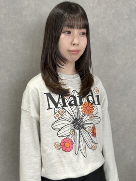 ムード カナザワ(mood kanazawa) レイヤーカットに重たすぎないシアーカラー♪