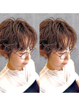 ウィールール 栄町店(WE RULE) ダメージレスパーマ × ショート