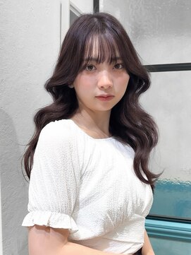 ロンド ブランシュ 錦糸町北口(Lond blanche) 前髪アンブレラカラーこなれミディイメチェンウェーブパーマ