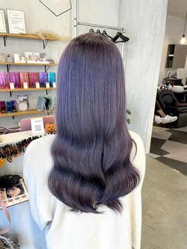 シェル 津山の手店(shel) 20代30代ダブルカラー透明感抜群ふんわりラベンダーカラー