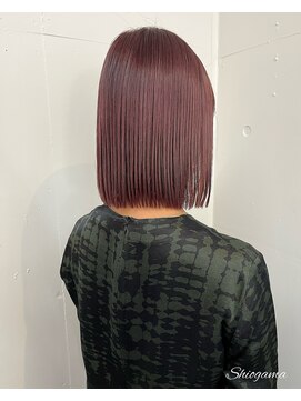 ユノ(juno) ラベンダーベージュとボブ　シオガマ