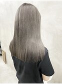  切りっぱなしボブグレージュボブミルクティーベージュボブ