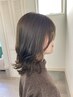 似合わせカット+透明感カラー