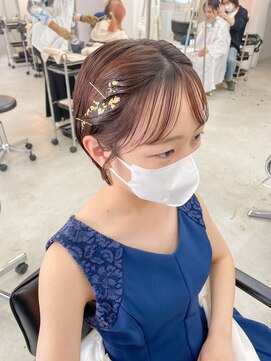 ヘアー アイス カンナ(HAIR ICI Canna) 20代30代大人気ショートヘアアレンジ♪短めヘアもお任せください