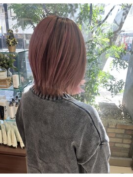 ルシア(LUCIA) バレイヤージュ/ハイトーンピンク