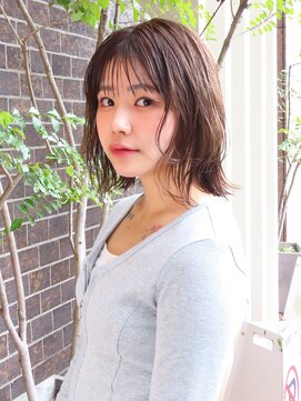 スイート(Suite) ボブ人気なベージュ／レイヤーカット／20代30代40代