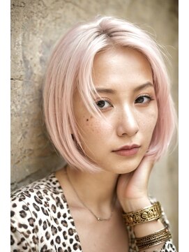 ドロシー(dorothy) レイヤーボブ×ペールピンク