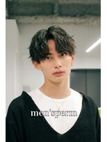 ロウ 銀座(RAW)&nbsp;メンズパーマ　センターパート