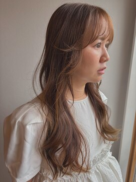 ツイギー 宮西店(TWiGGY) ロングヘアに顔周りレイヤー