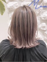 ヘアサロン エフ 渋谷(F) #バレイヤージュ#ミルクティーカラー
