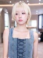 20代30代大人美人ショートボブ/小顔ショートヘア/マロンベージュ