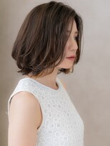 カバーヘアアンドスパ ブリス 浦和(COVER HAIR&SPA bliss)&nbsp;イヤリングカラー小顔ミディアムレイヤーボブディX浦和30代40代