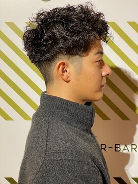バーバーバー 四谷(BARBER-BAR) ビジネス爽やかツイストスパイラルパーマ