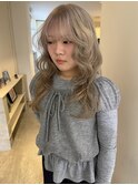 《NIKO》憧れハイトーンカラー♪ホワイトベージュカラー福岡天神