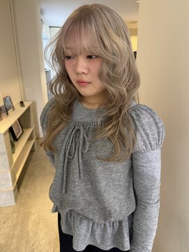 ニコフクオカヘアーメイク(NIKO Fukuoka Hair Make) 《NIKO》憧れハイトーンカラー♪ホワイトベージュカラー福岡天神