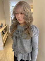 ニコフクオカヘアーメイク(NIKO Fukuoka Hair Make) 《NIKO》憧れハイトーンカラー♪ホワイトベージュカラー福岡天神