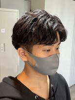 ブルニール 中崎町(BLEUNIR) フェザーパーマ フェザーショート 韓国ヘア ビジネスヘア