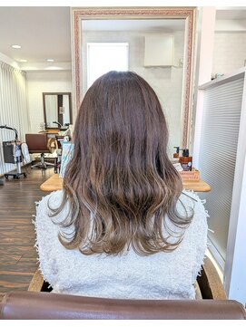 ヘアークリエイト マァーノ(Hair create mano) 裾カラー