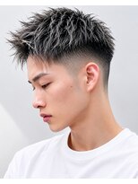 ノイセルヘアー(Noisyle Men's hair) リバースセンターパート/ニュアンスパーマ/ダウンバング/MEN'S