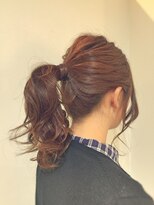 ビグディーサロン(BIGOUDI salon koshien)&nbsp;【ISAACBLANCO】簡単ポニーテールアレンジ☆°