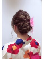 ネオリーブリノア 北千住東口店(Neolive Linoa)&nbsp;ゆるめ　浴衣　ヘアセット　成人式　卒業式　着物