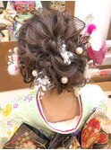 振袖ヘアー