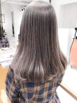 デイズ(days) ☆透明感カラー☆ミルクティーアッシュベージュブリーチWカラー