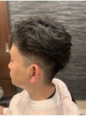 アップバングショート